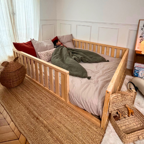 La cama de suelo escandinava 190X140cm